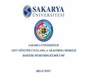 23.YILINDA 12 KASIM 1999 DÜZCE DEPREMİ (MW=7.1) ve DÜZCE-SAKARYA BÖLGESİNDE DEPREM TEHLİKESİ ÜZERİNE
