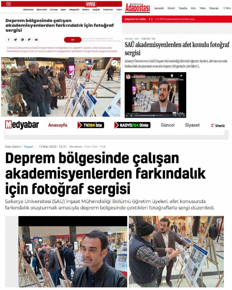 Deprem bölgesinde çalışan akademisyenlerden farkındalık için fotoğraf sergisi